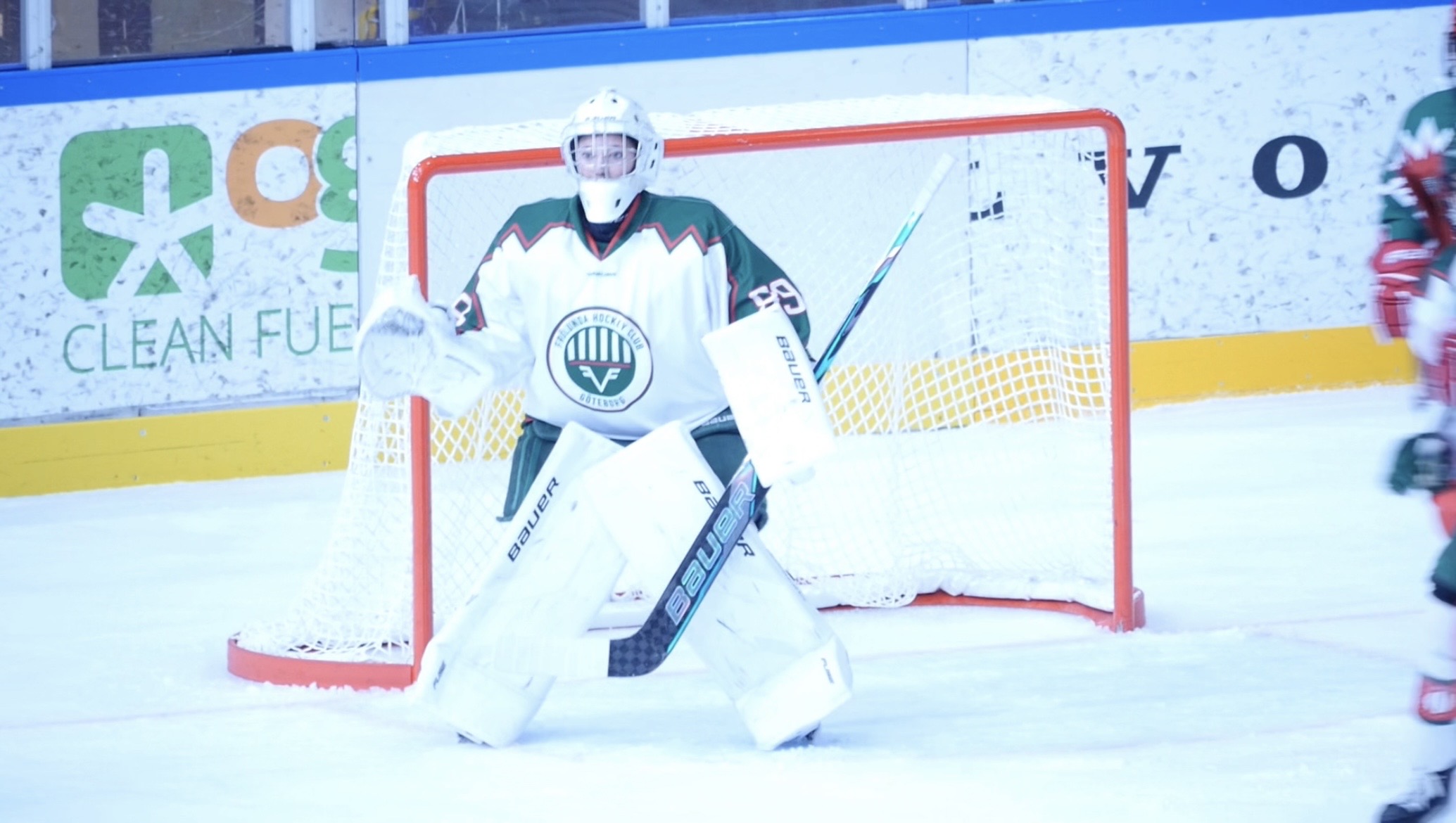 Selma Hedlund in the crease